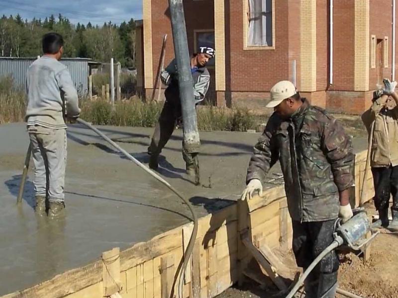 строительство фундамента 